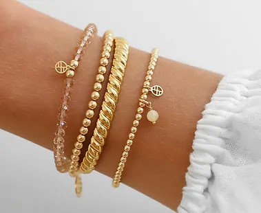 Layers of Francesca bracelet 2023 Edition.