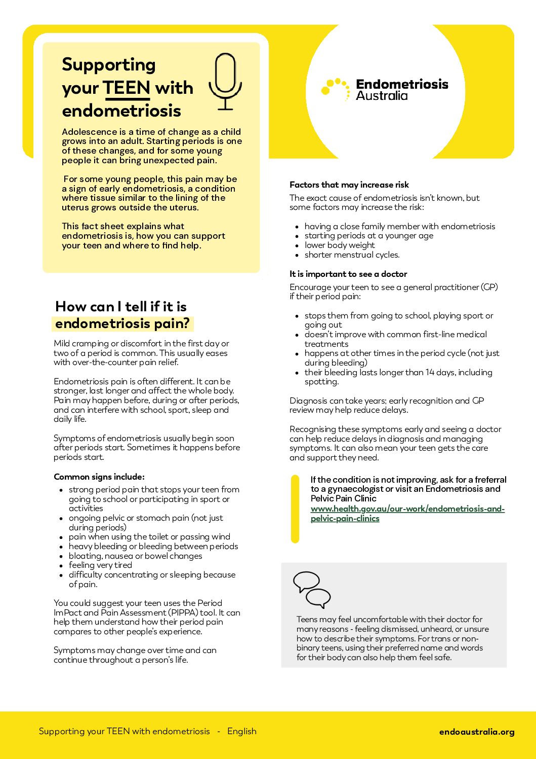 Endometriosis in the workplace