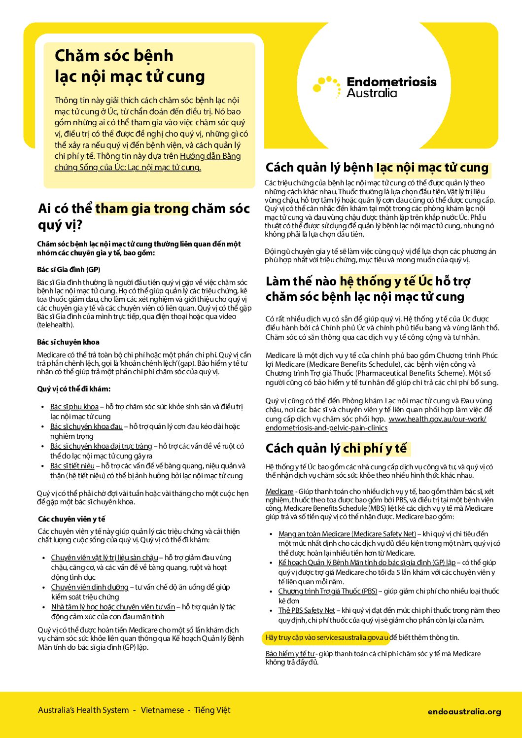 Endometriosis in the workplace