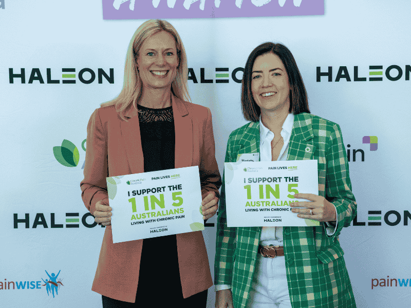 Minister Rebecca White at the National Pain Alliance event in Canberra.