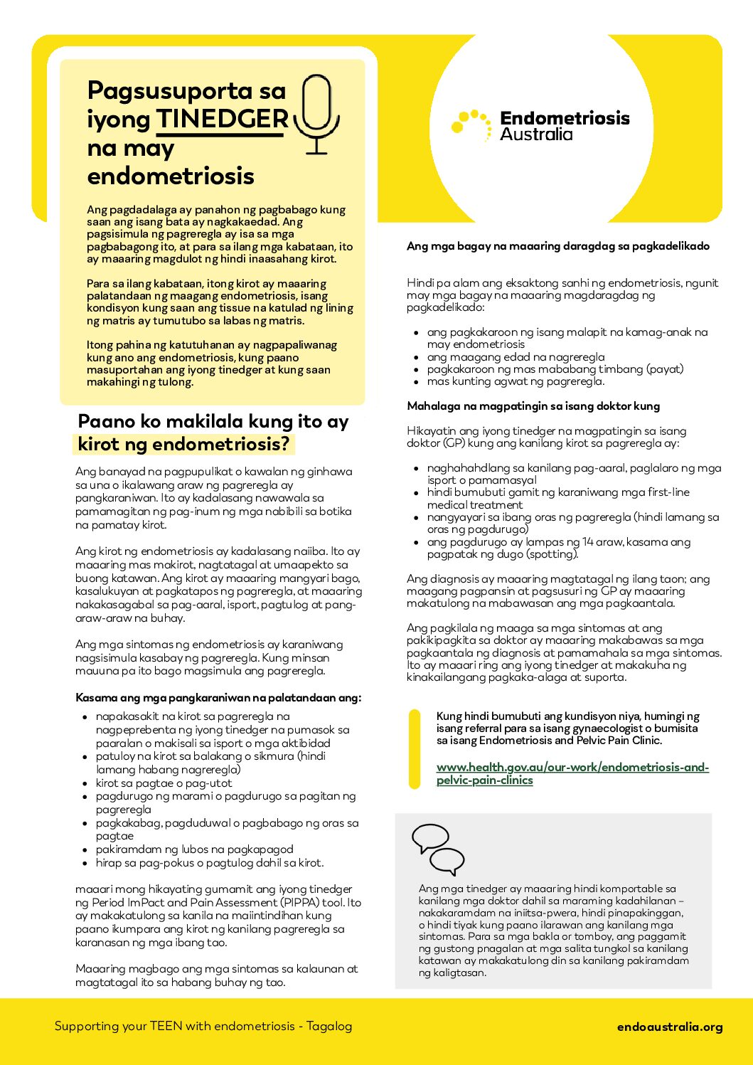 Endometriosis in the workplace