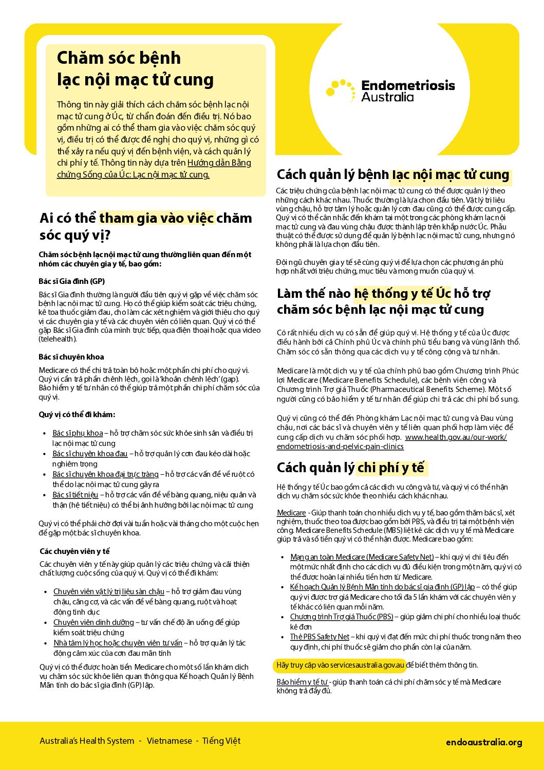 Endometriosis in the workplace
