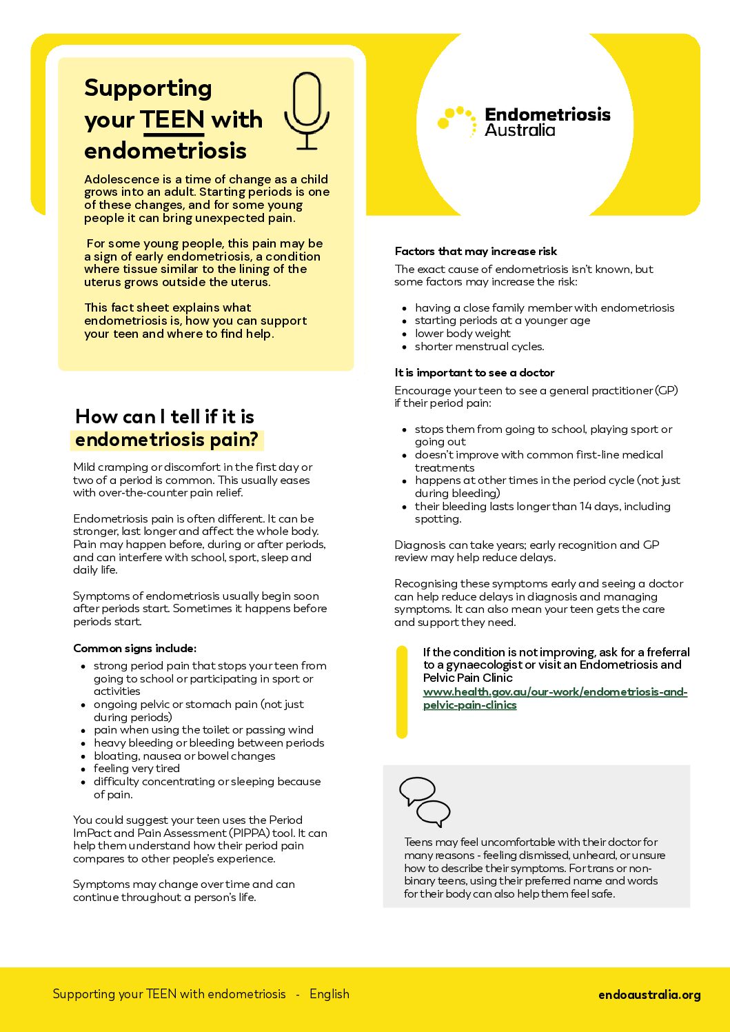 Endometriosis in the workplace