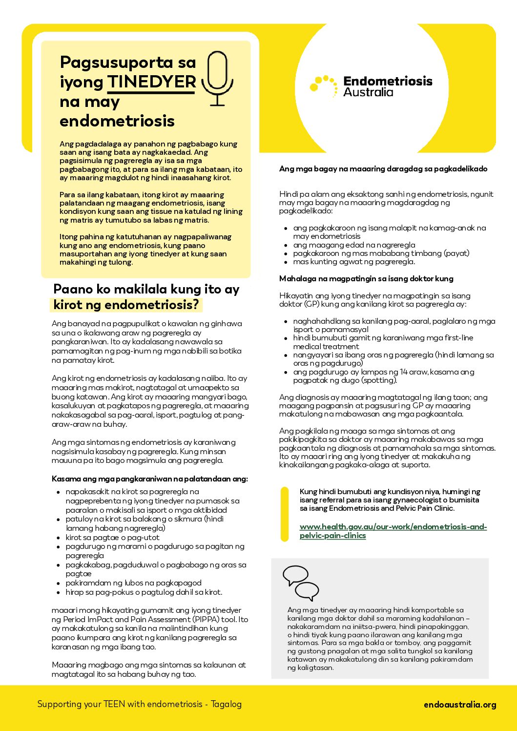 Endometriosis in the workplace